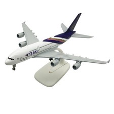 1/400 20cm Aircraft Thai Airways A380 Alloy Plane Model Static Display Craft picture