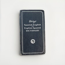 Vintage 1947 Divry's Spanish - English & English -Spanish Dictionary D. C. Divry picture