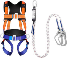 Premium Full Body Safety Harness Fall Protection Kit - OSHA/ANSI Compliant, Roof picture