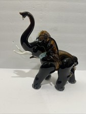 Italian Murano Art Glass Elephant Sculpture Large 13.5” T by Fulvio Bianconi picture
