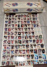 1991-92 O-Pee-Chee OPC Uncut Sheet Complete Set 4 Sheets (528 Cards) & Box  picture