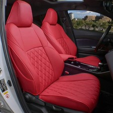 EKR Custom Fit 2018-2022 Honda Accord Seat Covers 5-Seater Full Set Leather Red picture