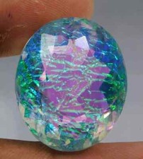 Monarch Fire Opal Doublet 95-97Ct Natural Oval Cut Loose Certified Gemstone picture