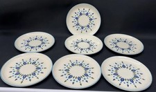 Vintage MCM Marcrest Swiss Alpine Chalet 6 1/4” Bread & Butter Plates Set of 7 picture