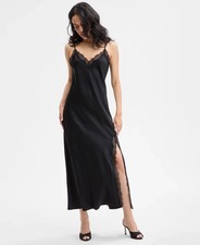 I.n.c. International Concepts Women's Lace-Trim Satin Nightgown,Size:XXL NWT picture