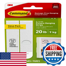 Command 20 Lb Xl 8 Pairs Heavyweight Picture Hanging Strips 16 Strips picture