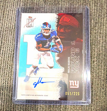 Topps Signature Class Rounding 1 Pick 6 Malik Nabers #40 Giants Auto /225 picture