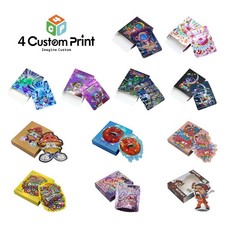 25 Pack Cartoon 3.5g Food Grade Mylar Bags - Smell Proof Airtight Zip Pouches picture