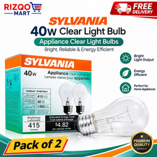 Sylvania 2 Pack Incandescent Light Bulbs 40 Watt Warm 2 Pack, Clear Finish picture