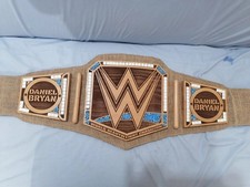 Daniel Bryan Eco Friendly Wooden Championship Wrestling Belt Adult Size Replica. picture