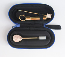 Shaka Mini Pipe Gift Set Replaceable Mesh Screen Inc Stash Tube and Stem Cleaner picture