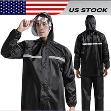 Waterproof Rain Suits Heavy Duty Raincoat Fishing Rain Gear Jacket And Pants Men picture