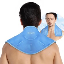 REVIX Neck Ice Pack Wrap – Reusable Hot Cold Gel for Large, Blue  picture