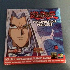 RARE Yu-Gi-Oh 2002 McDonald’s  Maximillion Pegasus Sealed CD & Cards picture