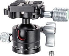Koolehaoda Tripod Head Mini Ball Head Camera 360° Panoramic Head picture