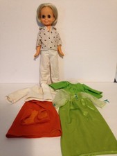 Vtg. Ideal 1970  Crissy's Cousin Velvet Doll Look Around Hair Grows 15