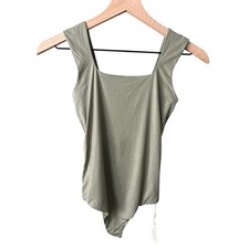 Smoothiez By Aerie Green Glitter Small Bodysuit NWT picture