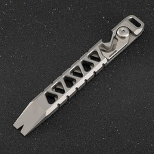 Titanium Alloy EDC Pry Bar Multi-Tool Rope Cutter Outdoor Gear Durable picture