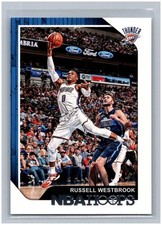2018-19 Panini NBA Hoops Russell Westbrook #30 Oklahoma City Thunder Base MINT picture