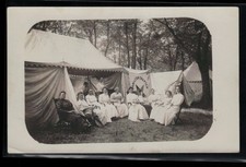 1909 Hamilton Missouri Chautauqua Eastern Star OES Tent Women RPPC Postcard picture