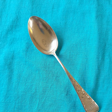 Antique Gorham 1890 Sterling Silver Floral Handle Spoon 7 in picture