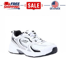 Avia Men's 5000 Performance Sneakers, White, Walking, Running Shoes picture