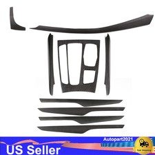 Real Carbon Fiber Full Interior Set Cover Trim Kit For BMW X5 F15 2014-18 US picture