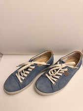 ECCO Soft 7 Women's Sneakers Blue Leather 36 EU Comfort Shoes picture