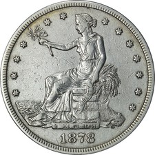 1878-S Trade Dollar VF/XF Details Nice Eye Appeal Nice Strike picture