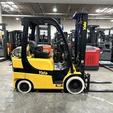 2023 Yale GLC050LX 5000lb Used Forklift Triple Mast LP Gas Sideshift 2013 Hours picture