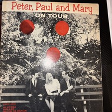 PETER, PAUL AND MARY ON TOUR, SHEET MUSIC, SONGBOOK, PEPAMAR 8 SONGS picture