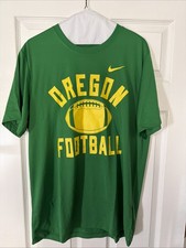 Nike Oregon Ducks Football Green And Yellow Men’s Large NWT T-Shirt picture