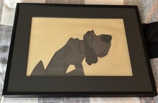 Original Disney Art Corner Production Cel of Towser - 101 Dalmatians - 1961 picture