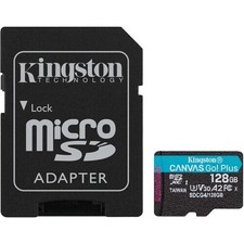 Kingston 128GB Canvas Go Plus UHS-I microSDXC Card with SD Adapter picture