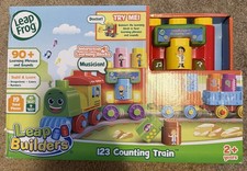 LeapFrog LeapBuilders 123 Counting Train Multicolor Interactive Blocks Toy NEW picture