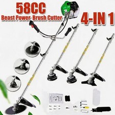 58CC Weed Wacker 2Cycle Brush Cutter 4 in 1 Gas Powered String Trimmer for Garde picture