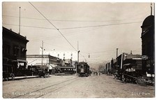 real photo Grand Junction CO - Main Street 1950s postcard RPPC picture