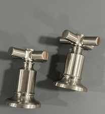 NEW Brizo HX5376-NK Widespread Faucet Cross Handle Kit 2 Pieces Luxe Nickel picture