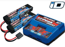 Fits TRAXXAS BATTERY PACKs DUAL ez-peak CHARGER COMBO TRA2972 2x 7600MAH LIPO picture