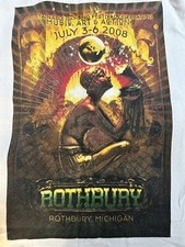 Vintage 2008 Original Rothbury Music Fest- Never Worn T shirt Mint Condition  picture