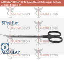 AESCULAP BC911R 5 PCs Curved Face Lift Supercut Delicate Jamison Scissors 5