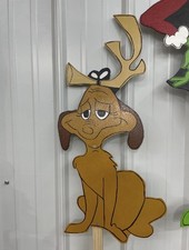 Max Dog From The Grinch - Hand Painted Wood Yard Art - Christmas - Outdoor picture
