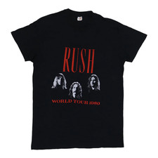 1980 Rush Permanent Waves Tour Shirt Unisex Black All size Shirt D2130 picture