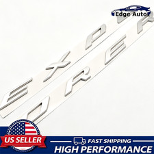 3D Front Hood Badge For 2011-2019 Explorer Letter Emblem Matte Silver Nameplate picture