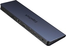 USB-C 15 Port Docking Station HUB 2x HDMI 4K@60 100W RJ45 DisplayLink Win+Mac picture