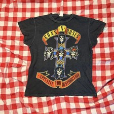 Vintage 80s Guns N' Roses Appetite for Destruction size small single stitch  picture