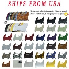 Vintage 5 Hole Tele Guitar Pickguards Fits USA/Mexico Telecaster Various Colors picture