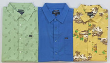 NEW Men's Brixton Standard Fit Charter Button-Up Short Sleeve Woven Shirt picture
