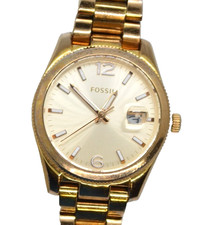 Fossil ES3584 Women's Boyfriend Rose Gold Stainless Steel Watch Date Run picture