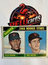 Topps 1966 High #524 Giants Rookie Stars Ollie Brown Don Mason RC Base Set picture